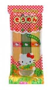日本 Hello kitty 播州三色细面