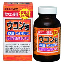 护肝养生解酒：日本REALNET秋姜黄精华600粒