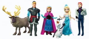 Disney 迪士尼 冰雪奇缘 人物手办套装 