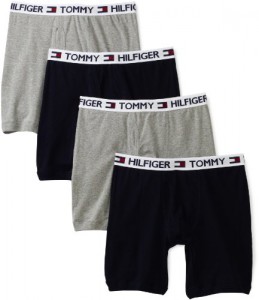 TOMMY HILFIGER 男士四角紧身内裤4条装