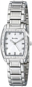Bulova 宝路华 96R162 镶钻 珍珠母贝表盘 女士石英腕表
