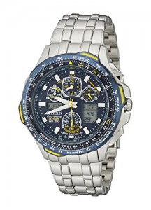 CITIZEN 西铁城 Blue Angels Skyhawk 空中之鹰系列 JY0040-59L 男士光动能腕表 