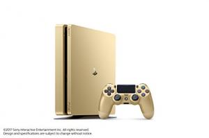 降价预售：金色限定版Sony PlayStation PS4 Slim 1TB