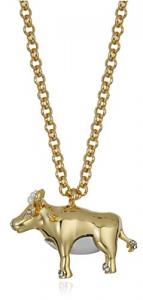 kate spade NEW YORK Spirit Animals 牛造型项链
