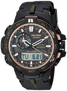 Casio 卡西欧 Pro Trek PRW-S6000Y-1CR 男款光动能电波登山手表