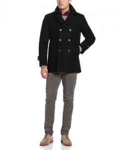 TOMMY HILFIGER Brady 男款双排扣羊毛混纺外套