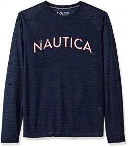 NAUTICA 诺帝卡 男士长袖圆领T恤