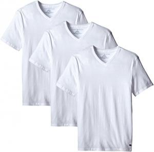 TOMMY HILFIGER 汤米希尔费格 Classics V-Neck 男士短袖3件装