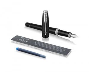 PARKER 派克 Urban都市系列 黑杆白夹钢笔 M尖