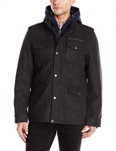 TOMMY HILFIGER 汤米希尔费格 156AP146 男士混纺羊毛外套