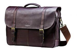 Samsonite 新秀丽 Colombian Leather Flapover 男款公文包