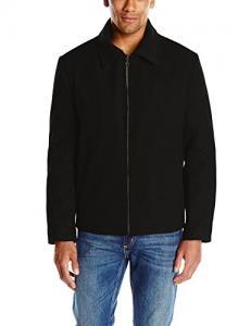 IZOD Wool-Blend 男士羊毛混纺大衣 含围巾