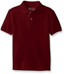 NAUTICA 诺帝卡 Pique Polo 男童短袖T恤