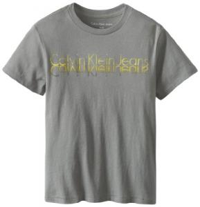 Calvin Klein Jeans Little Logo Crew 小男孩短袖T恤