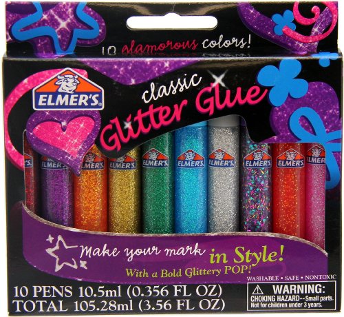 ELMER'S 3D Washable Glitter 儿童3D彩色画笔