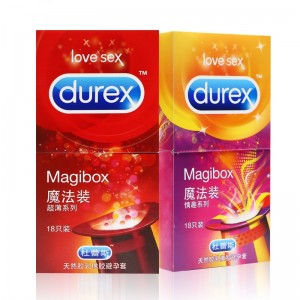 杜蕾斯 避孕套安全套 成人用品魔法装超薄系列18只+魔法装情趣系列18只 超值组合装