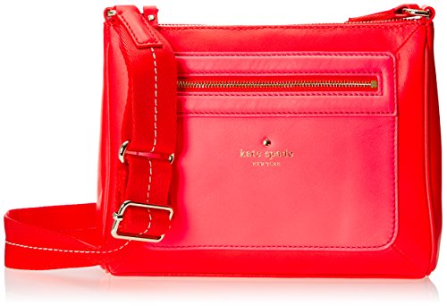 Kate Spade 真皮拼色斜挎包