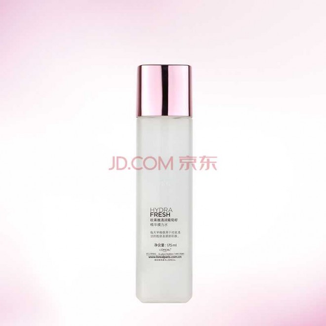 欧莱雅（LOREAL）清润葡萄籽 精华膜力水175ml (水精华 面膜级保湿 抗氧化)