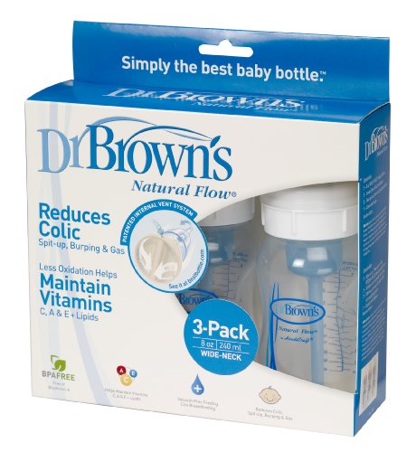 Dr. Brown's 布朗博士 新生儿宽口奶瓶 240ml*3