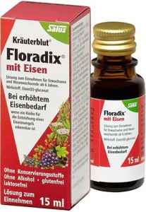 补血圣品：德国版 Salus Floradix 铁元孕妇补铁营养液500ml*3