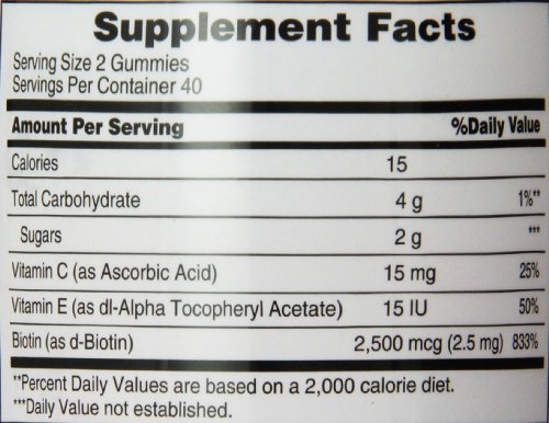 Nature's Bounty自然之宝 生物素软糖（80粒*3）