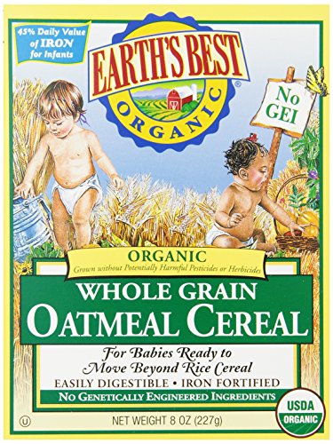 需Prime会员：EARTH'S BEST Organic Whole Grain 有机高铁米粉 227g*12盒