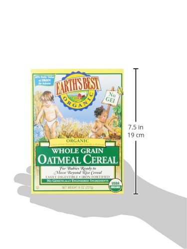 需Prime会员：EARTH'S BEST Organic Whole Grain 有机高铁米粉 227g*12盒