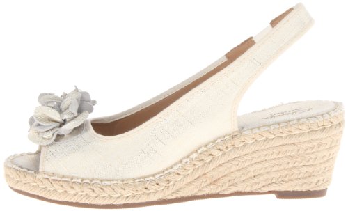 Clarks 其乐 Petrina Corra 其乐女式编织坡跟凉鞋