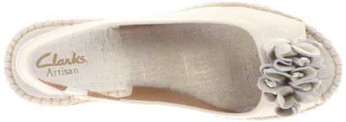 Clarks 其乐 Petrina Corra 其乐女式编织坡跟凉鞋