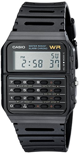绝命毒师同款：Casio卡西欧 CA53W 带计算器多功能男表