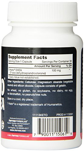 改善体质！杰诺 7-Keto DHEA 脱氢表雄酮100mg*30粒