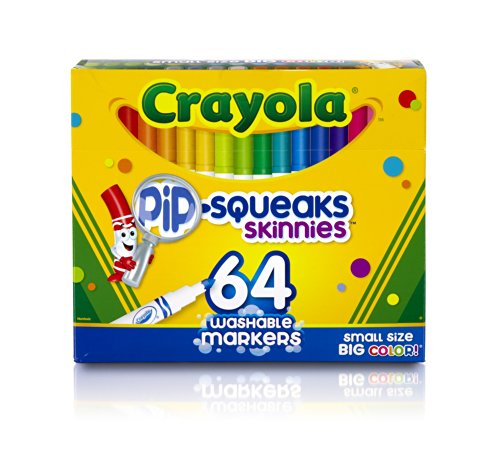 Crayola 绘儿乐 64色可水洗马克笔