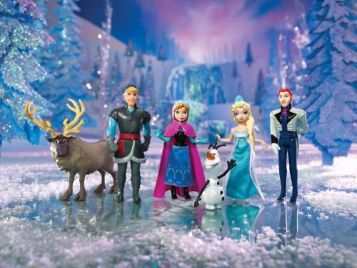 Disney 迪士尼 冰雪奇缘 人物手办套装 