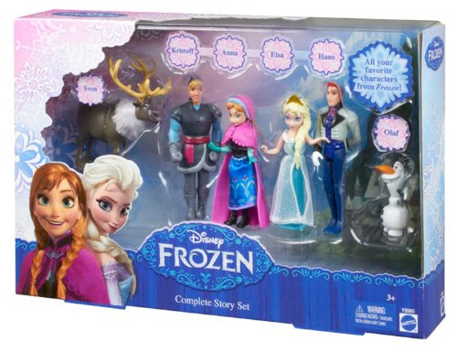 Disney 迪士尼 冰雪奇缘 人物手办套装 