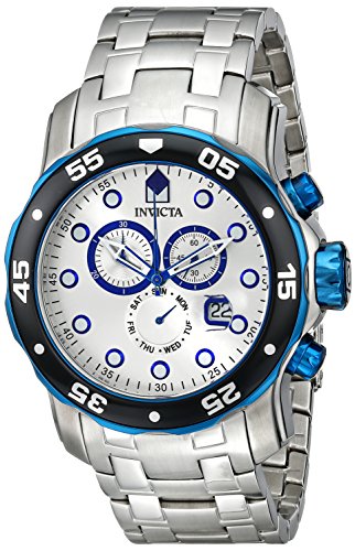 因维克塔Invicta 男士80043 专业潜水不锈钢腕表