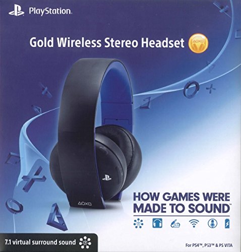 SONY 索尼 Gold Wireless Stereo PS4无线游戏耳机