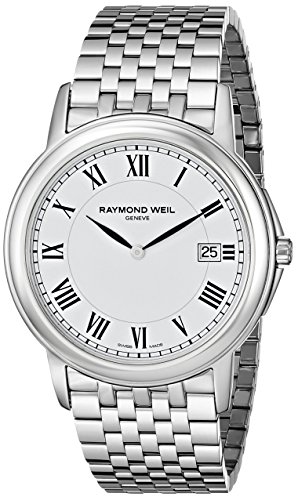 蕾蒙威Raymond Weil 男士 5466-ST-00300 “Tradition”传统系列瑞士石英表 