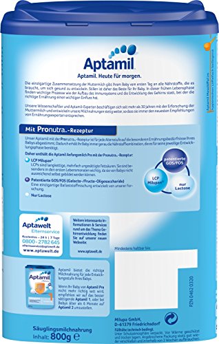 Aptamil 爱他美 PRE 初生儿奶粉（0-6个月） 800G*4