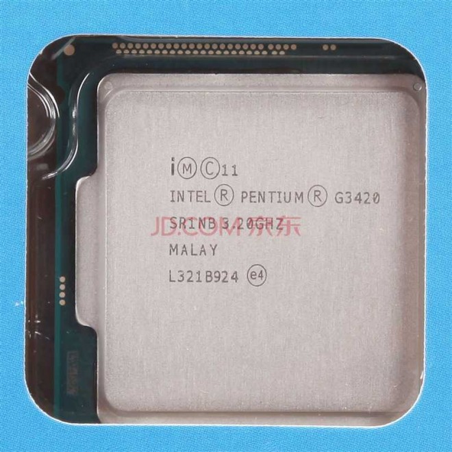 英特尔 奔腾双核 G3420 盒装处理器 （LGA1150/3.2GHz/53W）