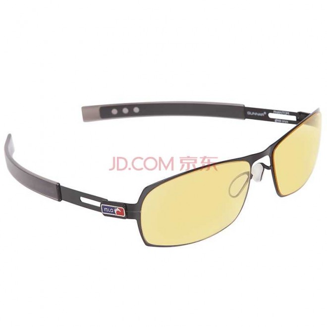 GUNNAR（GUNNAR） MLG Phantom 晶石黑色镜框 琥珀色镜片