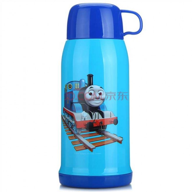 托马斯&朋友（Thomas&Friends）儿童高真空不锈钢保温杯配提袋480ml（蓝色）4285TM