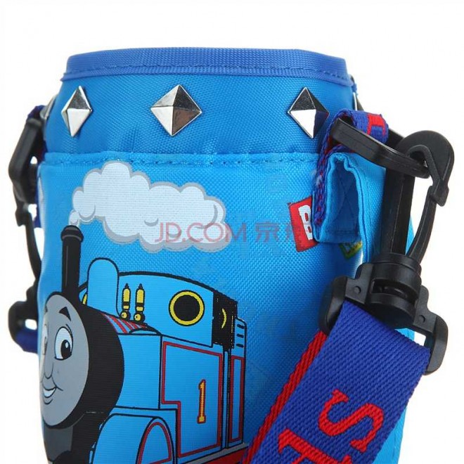托马斯&朋友（Thomas&Friends）儿童高真空不锈钢保温杯配提袋480ml（蓝色）4285TM