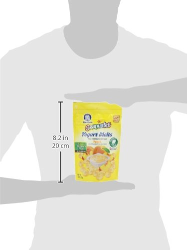 Gerber 嘉宝 酸奶水蜜桃口味溶豆28克*7包