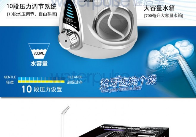 Waterpulse 健适宝 舒适型冲牙器 V600