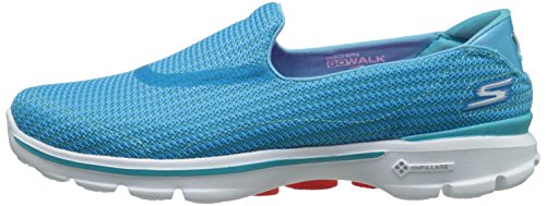 Skechers Women's Go 3 Walking Shoe,Turquoise,6 M US