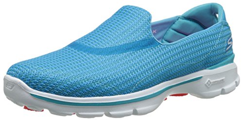 Skechers Women's Go 3 Walking Shoe,Turquoise,6 M US