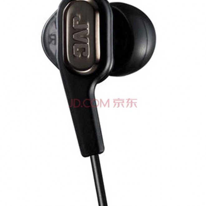 杰伟世（JVC）HA-FXT90（黑色）双单元动圈入耳式音乐耳机