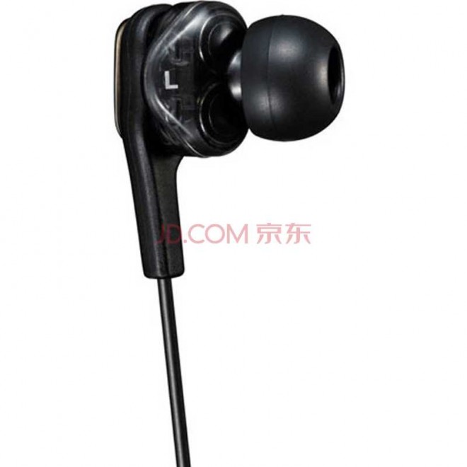 杰伟世（JVC）HA-FXT90（黑色）双单元动圈入耳式音乐耳机