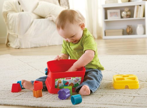 Fisher-Price 费雪 宝宝早教玩具启蒙积木盒