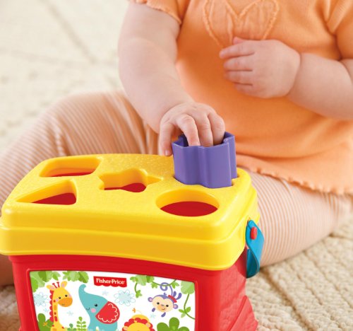 Fisher-Price 费雪 宝宝早教玩具启蒙积木盒